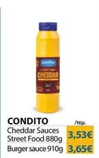 Burger - Cheddar Sauces