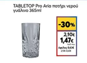 Pro - Aria ποτήρι νερού