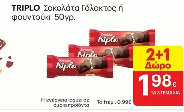 Σοκολάτα Γάλακτος ή φουντούκι