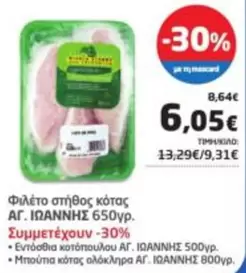 Φιλέτο στήθος κότας