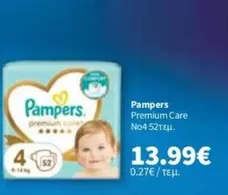 Pampers - Premium Care No4