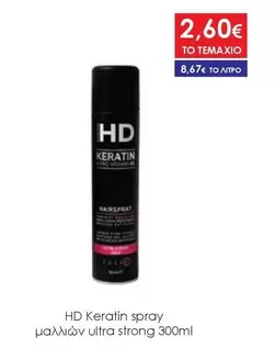 HD Keratin spray