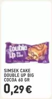 Up - SIMSEK CAKE DOUBLE UP BIG COCOA