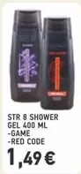 Game - STR 8 SHOWER GEL 400 ML -GAME -RED CODE