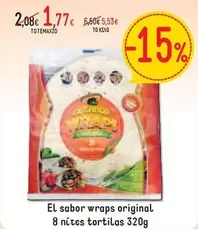 El sabor wraps original