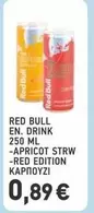 Red - EN. DRINK 250 ML -APRICOT STRW -RED EDITION ΚΑΡΠΟΥΖΙ