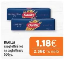 spaghettini no3 ή spaghetti no5