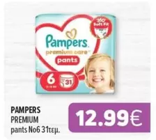 Pampers - premium care pants No6