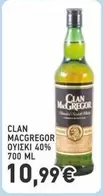 Mcgregor - CLAN MACGREGOR OYISKI 40% 700 ML