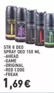 Game - STR 8 DEO SPRAY DEO 150 ML