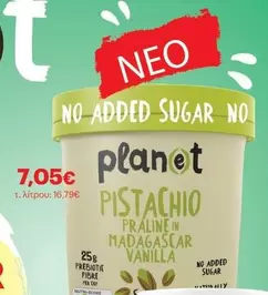 Planet - Pistachio Praline in Madagascar Vanilla