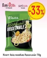 Asia noodles Vegetable