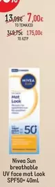Mat - UV face mat Look SPF50+