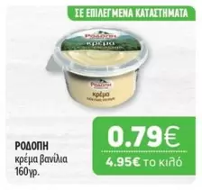 κρέμα βανίλια