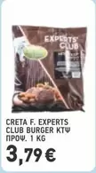 Club - CRETA F. EXPERTS CLUB BURGER