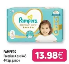 Pampers - Premium Care No5 44τεμ. jumbo