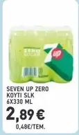 Up - SEVEN UP ZERO KOYTI SLK 6X330 ML
