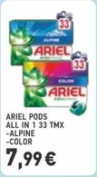 PODS ALL IN 1 33 TMX -ALPINE -COLOR