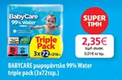 Baby - Care 99% Water wipes