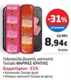 Γαλοπούλα Βραστή, καπνιστή
