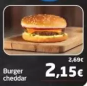 Burger - cheddar