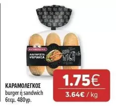 Burger - burger ή sandwich