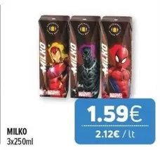 Marvel - MILKO 3x250ml