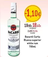 White - Carta Blanca superior white rum 700ml