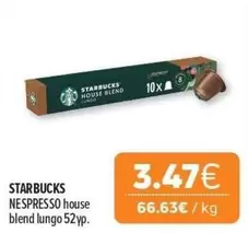 Nespresso - NESPRESSO house blend lungo