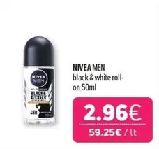 Black - black & white roll-on
