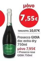 Rose - Prosecco GIOIA doc extra dry