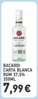 CARTA BLANCA RUM 37,5% 350ML