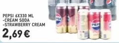 6X330 ML -CREAM SODA -STRAWBERRY CREAM