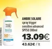It - AMBRE SOLAIRE spray trigger sensitive advanced SPF50 300ml