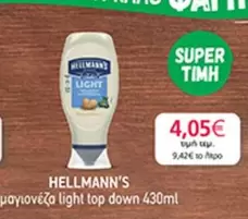 Light - mayonéza light top down 430ml