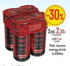 Hell classic energy drink