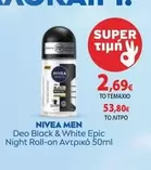 Black - Deo & White Epic Night Roll-on