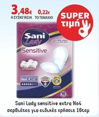 Sani Lady sensitive extra No4