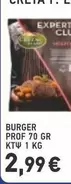 Burger - BURGER PROF 70 GR