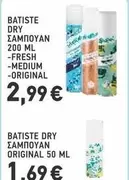 Fresh - DRY ŞAMPOYAN