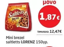 Mini brezel saltletts