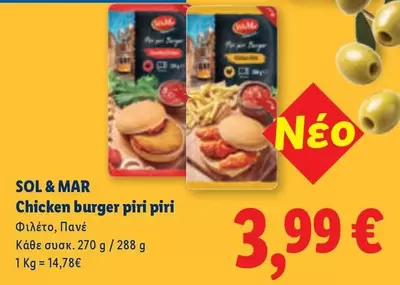 Burger - Chicken burger piri piri