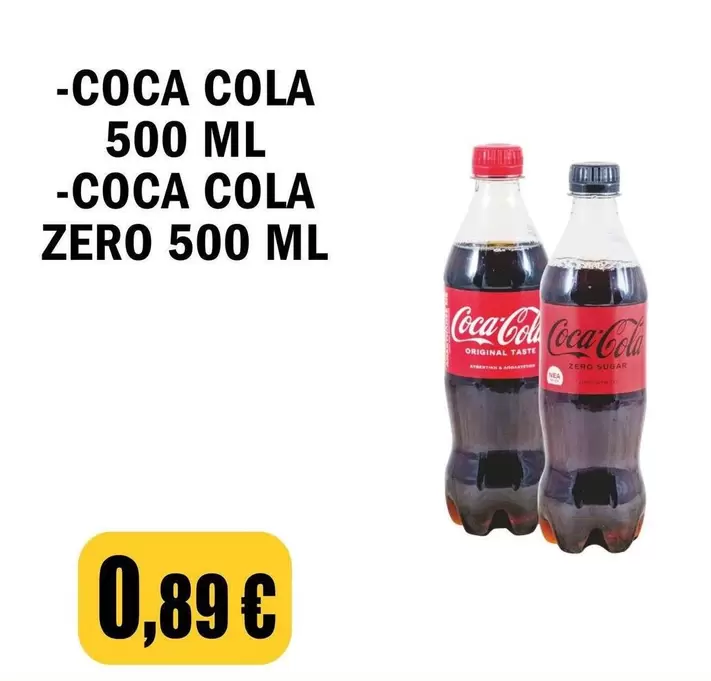 Coca Cola - COCA COLA, COCA COLA ZERO