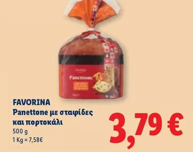 Panettone με σταφίδες και πορτοκάλι