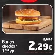 Burger -  cheddar