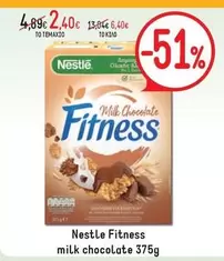 Fitness milk chocolate