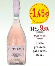 Rose - Brilla prosecco ροζέ οίνος