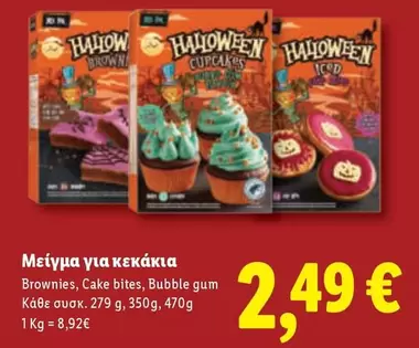 Halloween - Brownies, Cupcakes, Iced