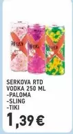 RTD VODKA 250 ML