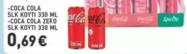 Coca Cola - COLA SLK KOYTI 330 ML -COCA COLA ZERO SLK KOYTI 330 ML
